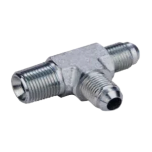 JIC MALE 74 DEGREE CONE/NPT MALE RUN TEE ADPTER 304/316/316L STAINLESS STEEL CARBON STEEL BRASS HYDRAULIC FITTINGS