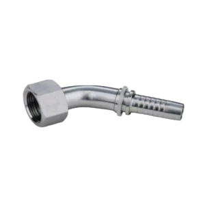 45 DEGREE METRIC FEMALE FLAT SEAT SWAGED HOSE FITTING 304/316/316L STAINLESS STEEL CARBON STEEL BRASS HYDRAULIC FITTINGS