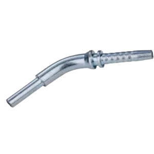 45 DEGREE METRIC STAND PIPE STRAIGHT DIN 2353 SWAGED HOSE FITTING 304/316/316L STAINLESS STEEL CARBON STEEL BRASS HYDRAULIC FITTINGS