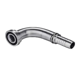 90 DEGREE SAE FLANGE 3000 PSI IS012151-3-SAE J516 SWAGED HOSE FITTING 304/316/316L STAINLESS STEEL CARBON STEEL BRASS HYDRAULIC FITTINGS