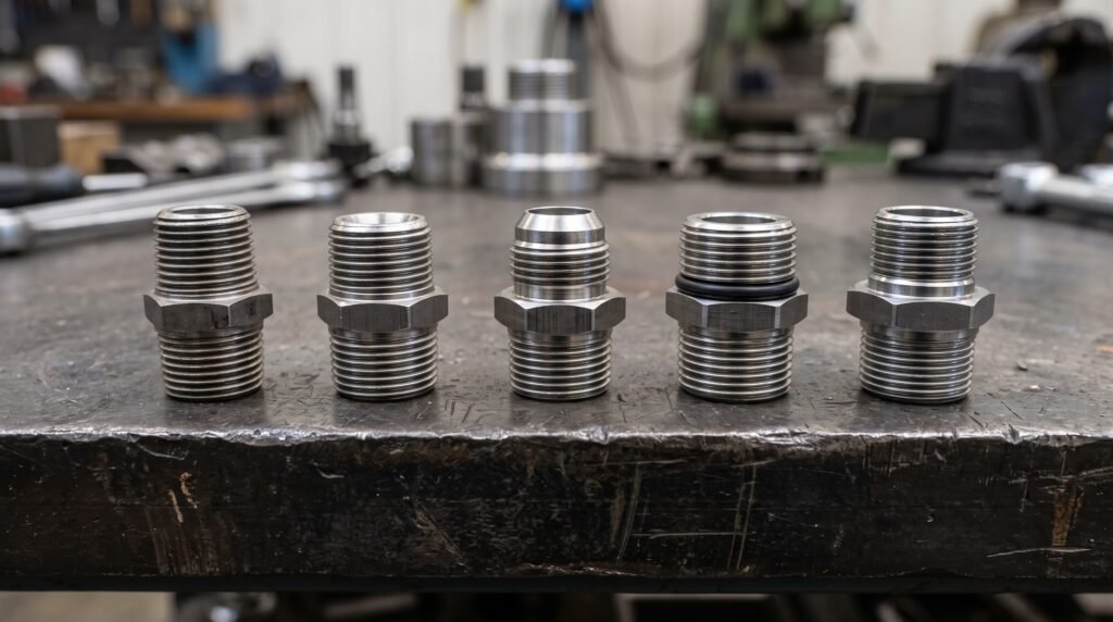 Hydraulic Thread Identification Guide: How to Tell NPT, BSP, JIC, ORFS, and Metric Threads Apart