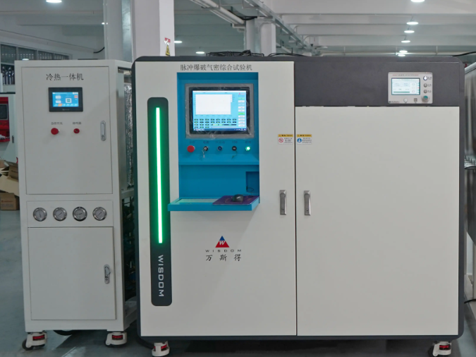 Pulsed Test Bench Pulsed Test Bench for Hydraulic Fittings Used for Detection