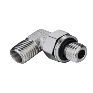 90 DEGREE ELBOW METRIC THREAD ADJUSTABLE STUD ENDS ISO6149 ADPTER 304/316/316L STAINLESS STEEL CARBON STEEL BRASS HYDRAULIC FITTINGS
