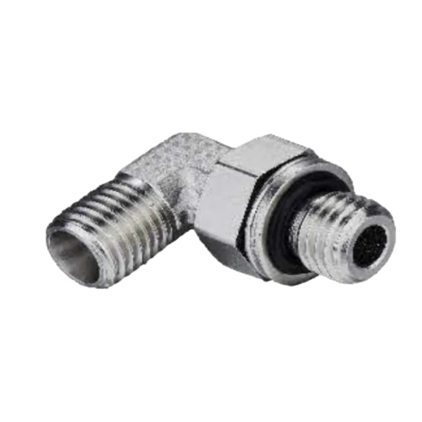 90 DEGREE ELBOW METRIC THREAD ADJUSTABLE STUD ENDS ISO6149 ADPTER 304/316/316L STAINLESS STEEL CARBON STEEL BRASS HYDRAULIC FITTINGS