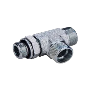 METRIC MALE ADJUSTABLE STUD END ISO6149 RUN TEE ADPTER 304/316/316L STAINLESS STEEL CARBON STEEL BRASS HYDRAULIC FITTINGS