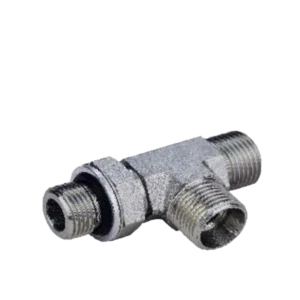 BSPP THREAD ADJUSTABLE STUD END WITH O-RING SEALNG RUN TEE ADPTER 304/316/316L STAINLESS STEEL CARBON STEEL BRASS HYDRAULIC FITTINGS