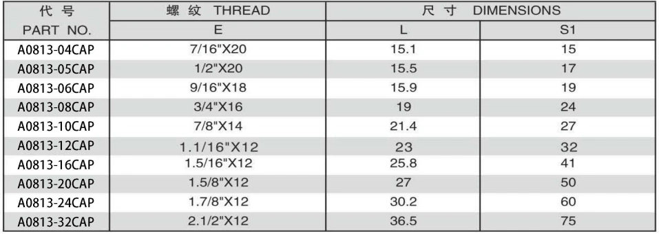 JIC 74 DEGREE FEMALE PLUG ADPTER 304/316/316L STAINLESS STEEL CARBON STEEL BRASS HYDRAULIC FITTINGS
