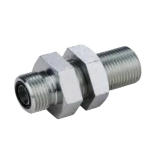ORFS MALE O-RING BULKHEAD ADPTER 304/316/316L STAINLESS STEEL CARBON STEEL BRASS HYDRAULIC FITTINGS