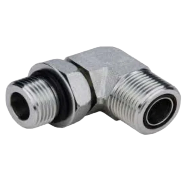 90 DEGREE ELBOW ORFS MALE O-RING/SAE O-RING BOSS S-SERIES ISO11926-2 ADPTER 304/316/316L STAINLESS STEEL CARBON STEEL BRASS HYDRAULIC FITTINGS