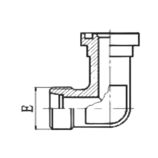 90 DEGREE ELBOW METRIC MALE BITE TYPE/L-SERIES FLANGE ISO6162-1 ADPTER 304/316/316L STAINLESS STEEL CARBON STEEL BRASS HYDRAULIC FITTINGS