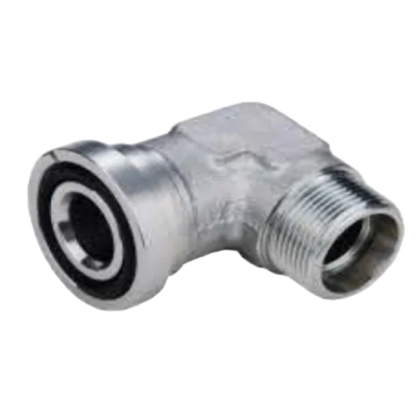90 DEGREE ELBOW METRIC MALE BITE TYPE/H-SERIES FLANGE ISO6162-2 ADPTER 304/316/316L STAINLESS STEEL CARBON STEEL BRASS HYDRAULIC FITTINGS