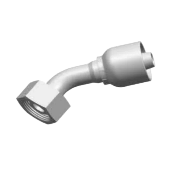 45 DEGREE METRIC FEMALE 24 DEGREE CONE O-RING H.T.DIN3865 ONE PIECE FITTING 304/316/316L STAINLESS STEEL CARBON STEEL BRASS HYDRAULIC FITTINGS
