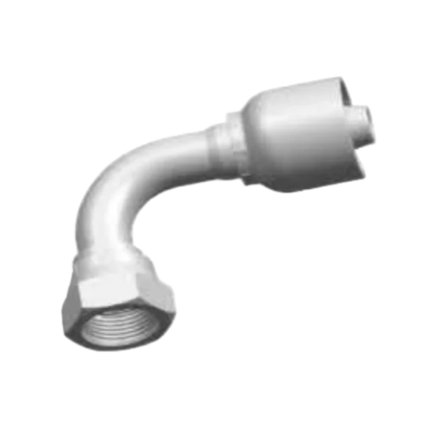 90 DEGREE JIC FEMALE 74 DEGREE CONE SEAT ONE PIECE FITTING 304/316/316L STAINLESS STEEL CARBON STEEL BRASS HYDRAULIC FITTINGS