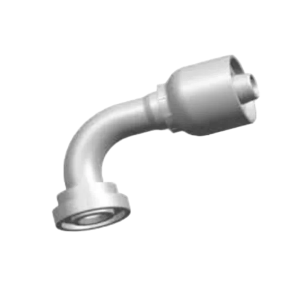 90 DEGREE SAE FLANGE 3000 PSI ONE PIECE FITTING 304/316/316L STAINLESS STEEL CARBON STEEL BRASS HYDRAULIC FITTINGS