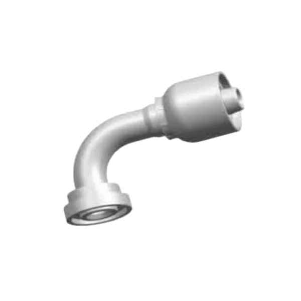 90 DEGREE SAE FLANGE 6000 PSI ONE PIECE FITTING 304/316/316L STAINLESS STEEL CARBON STEEL BRASS HYDRAULIC FITTINGS
