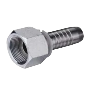 METRIC FEMALE FLAT SEAT SWAGED HOSE FITTING 304/316/316L STAINLESS STEEL CARBON STEEL BRASS HYDRAULIC FITTINGS