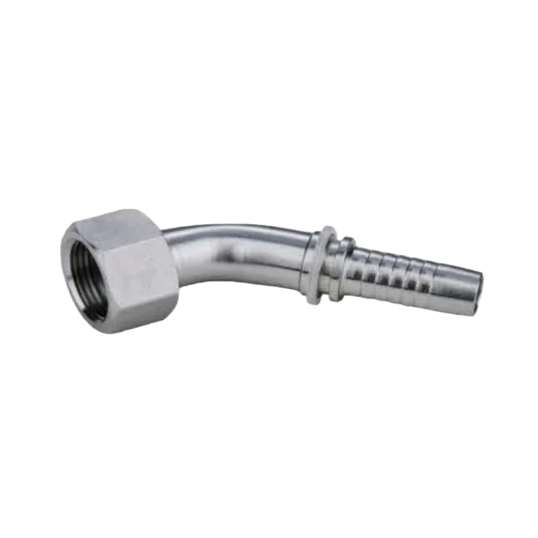 45 DEGREE METRIC FEMALE FLAT SEAT SWAGED HOSE FITTING 304/316/316L STAINLESS STEEL CARBON STEEL BRASS HYDRAULIC FITTINGS