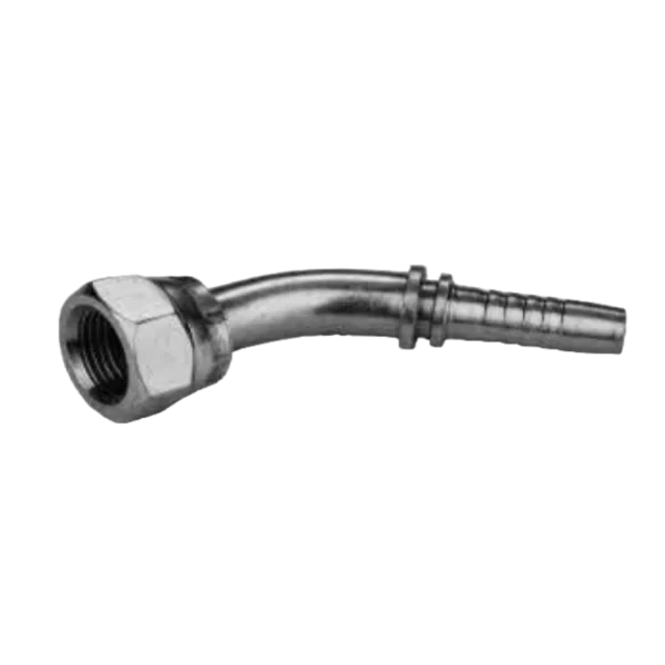 45 DEGREE GB METRIC FEMALE 74 DEGREE CONE SEAT SWAGED HOSE FITTING 304/316/316L STAINLESS STEEL CARBON STEEL BRASS HYDRAULIC FITTINGS