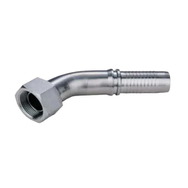 45 DEGREE BSPP FEMALE MULTISEAL SWAGED HOSE FITTING 304/316/316L STAINLESS STEEL CARBON STEEL BRASS HYDRAULIC FITTINGS