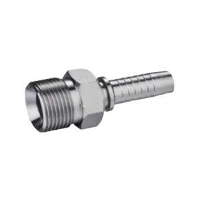 BSPP MALE 60 DEGREE CONE SEAT SWAGED HOSE FITTING 304/316/316L STAINLESS STEEL CARBON STEEL BRASS HYDRAULIC FITTINGS