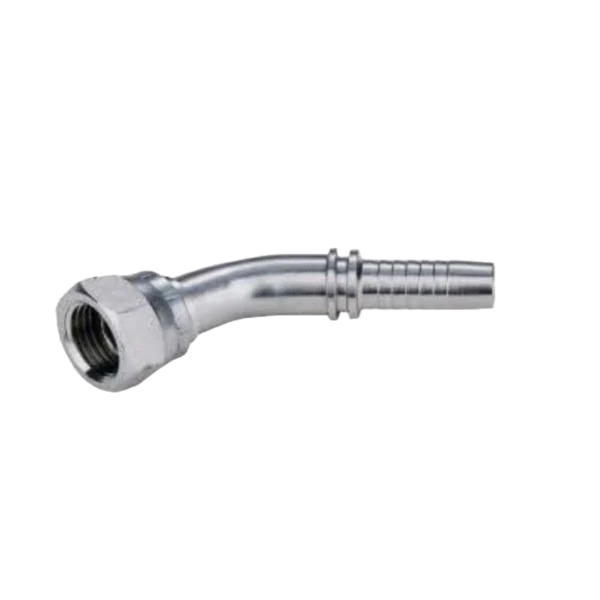 45 DEGREE BSPP FEMALE 60 DEGREE CONE SWAGED HOSE FITTING 304/316/316L STAINLESS STEEL CARBON STEEL BRASS HYDRAULIC FITTINGS