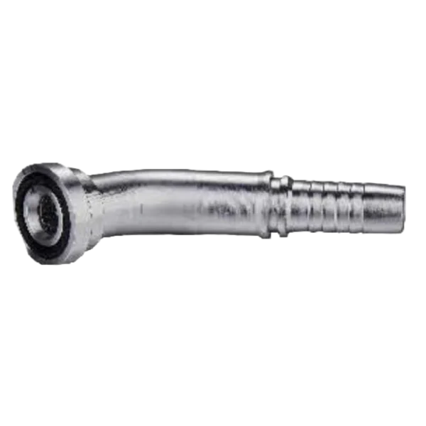 45 DEGREE SAE FLANGE 3000 PSI IS012151-3-SAE J516 SWAGED HOSE FITTING 304/316/316L STAINLESS STEEL CARBON STEEL BRASS HYDRAULIC FITTINGS