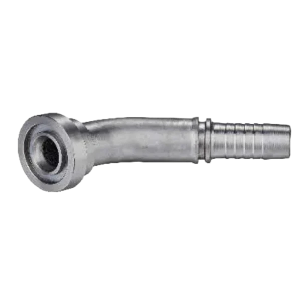 45 DEGREE SAE FLANGE 6000 PSI ISO12151-3--SAE J516 SWAGED HOSE FITTING 304/316/316L STAINLESS STEEL CARBON STEEL BRASS HYDRAULIC FITTINGS