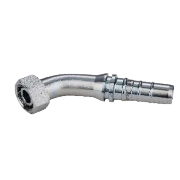45 DEGREE METRIC FEMALE 24 DEGREE CONE O-RING H.T.ISO12151-2-DIN3865 SWAGED HOSE FITTING 304/316/316L STAINLESS STEEL CARBON STEEL BRASS HYDRAULIC FITTINGS