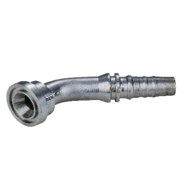 45 DEGREE SAE FLANGE 3000 PSI SWAGED HOSE FITTING 304/316/316L STAINLESS STEEL CARBON STEEL BRASS HYDRAULIC FITTINGS