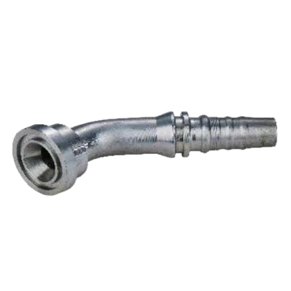 45 DEGREE SAE FLANGE 6000 PSI SWAGED HOSE FITTING 304/316/316L STAINLESS STEEL CARBON STEEL BRASS HYDRAULIC FITTINGS