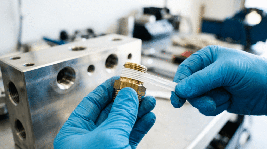 a-clean-instructional-a-mechanics-hands-blue-nitrile-are-3 Can You Mix Brass and Stainless Steel Fittings? Compatibility, Corrosion Risks, and Best Practices