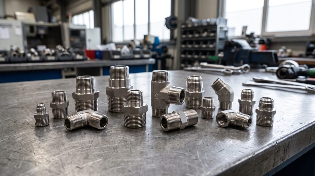 Stainless Steel Adapters: Thread Types, Materials, and Selection Tips for Reliable Hydraulic Systems