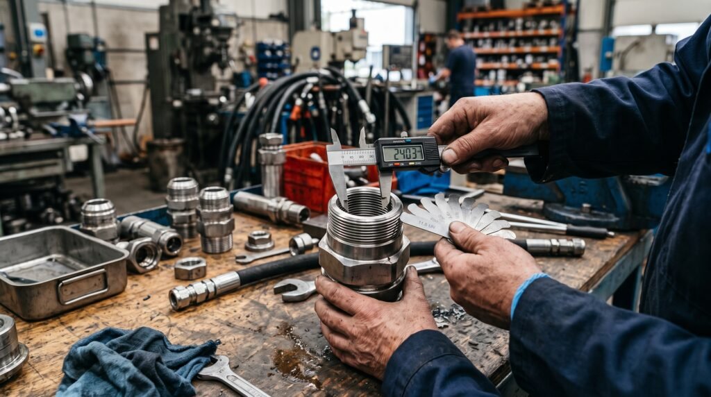 Stainless Steel Adapters: Thread Types, Materials, and Selection Tips for Reliable Hydraulic Systems